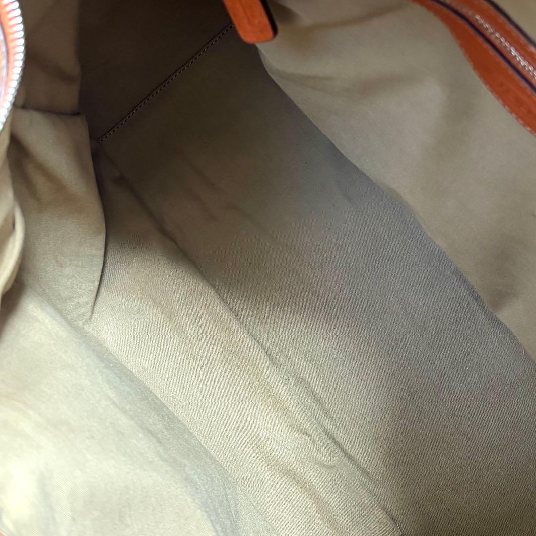 TOD'S トッズ ワンショルダーバッグ 2way ロゴ型押し シボ革 レザー