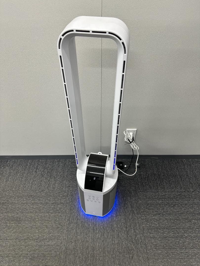 扇風機 冷風機 空気清浄機 タワーファン 羽なし セラミックヒーター