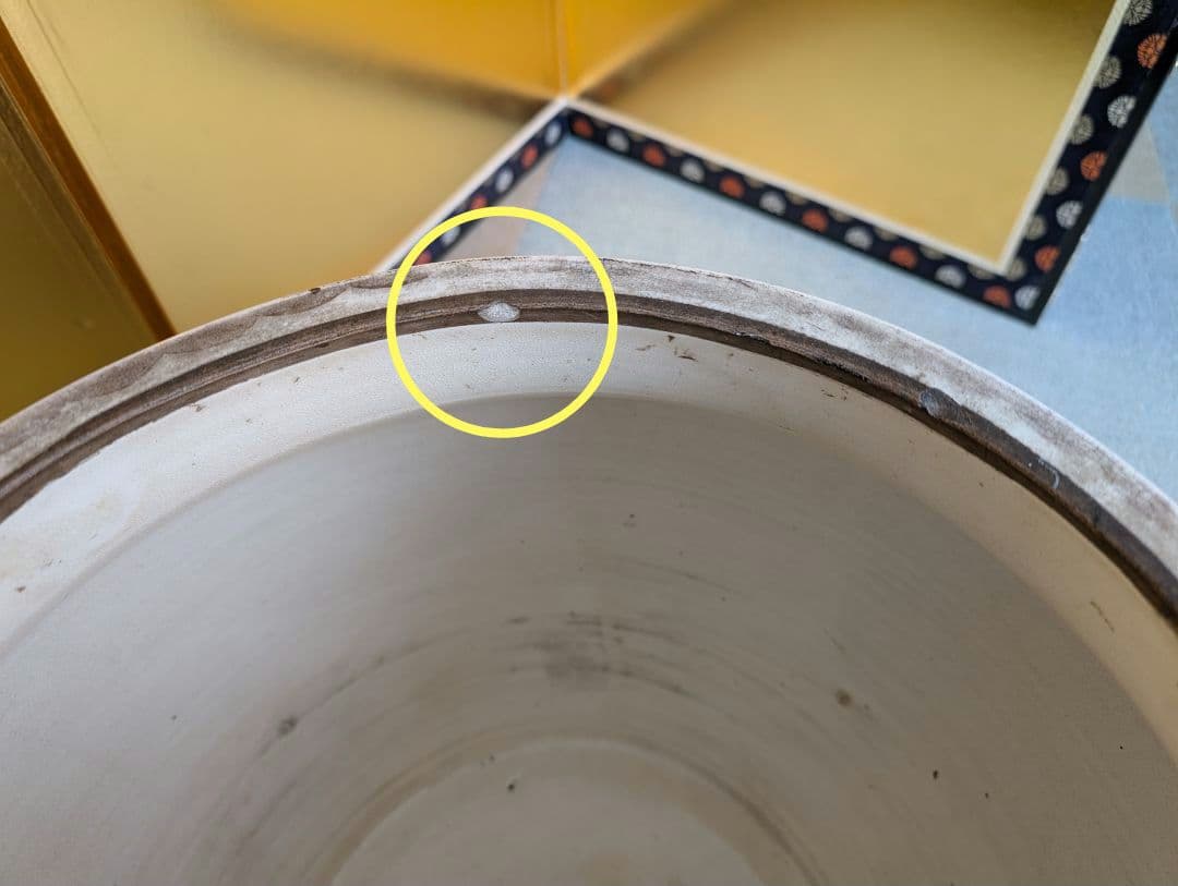 古美術　金魚鉢　水鉢　火鉢　睡蓮鉢 メダカ鉢 大型　薩摩