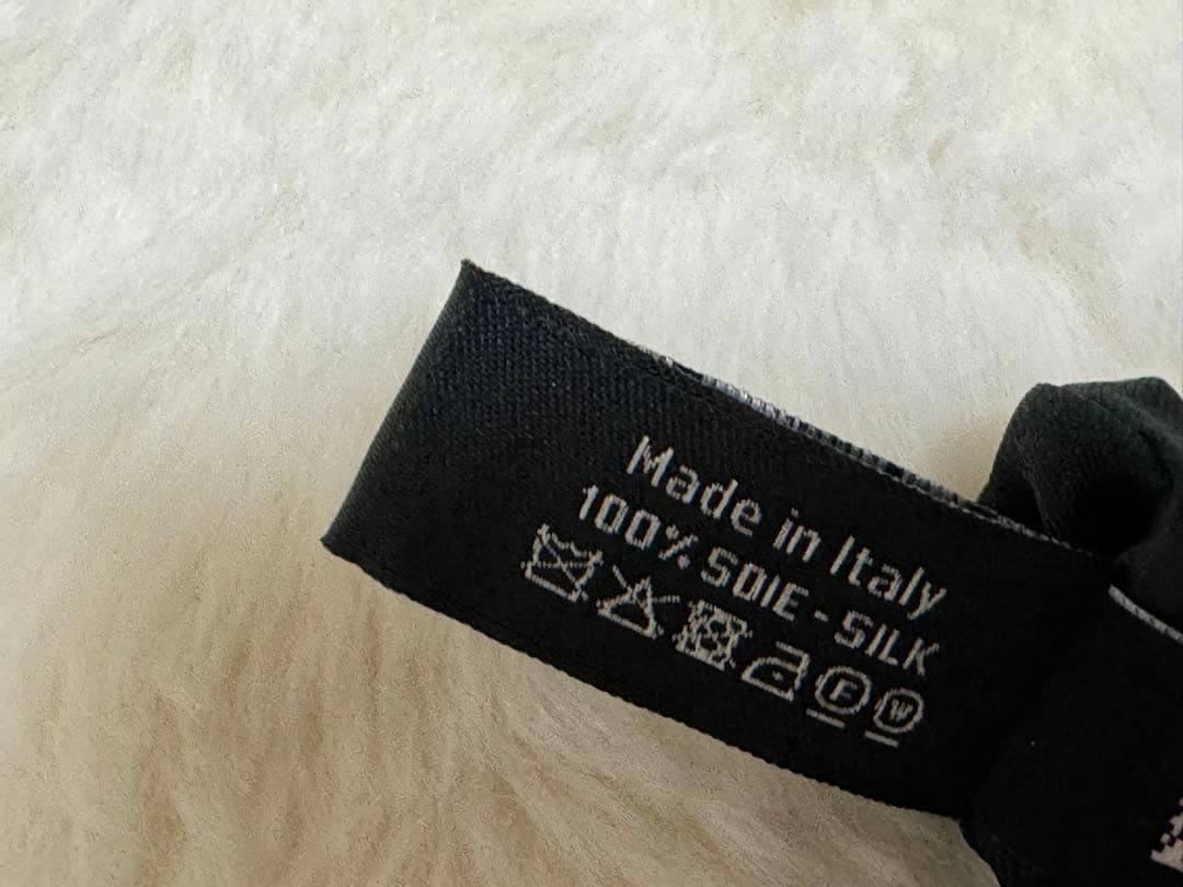 CHANEL ヘアアクセサリー シルクリボンシュシュ 箱あり