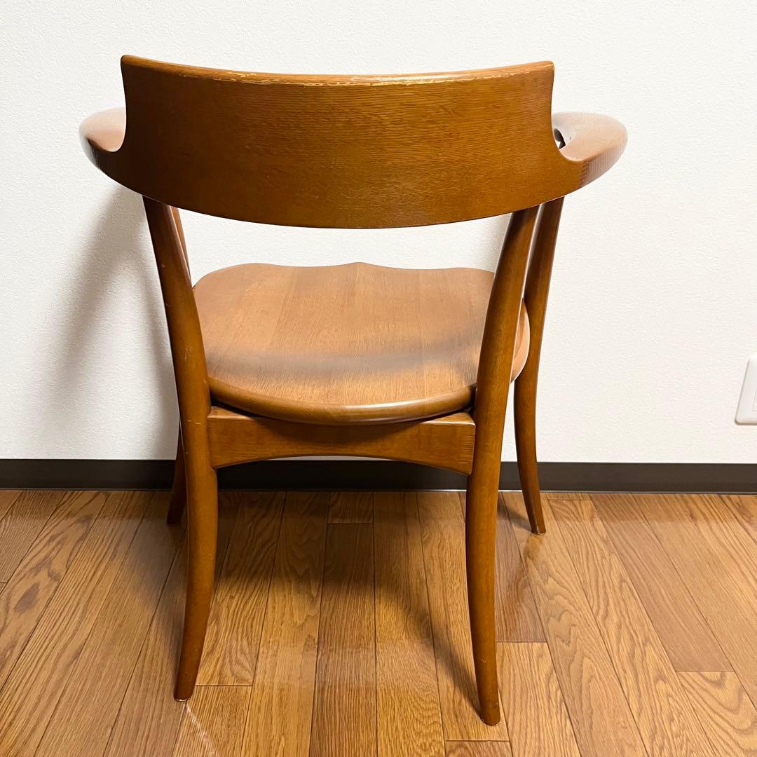 【美品】飛騨産業　クレセント　アームチェア　HIDA CRESCENT ①