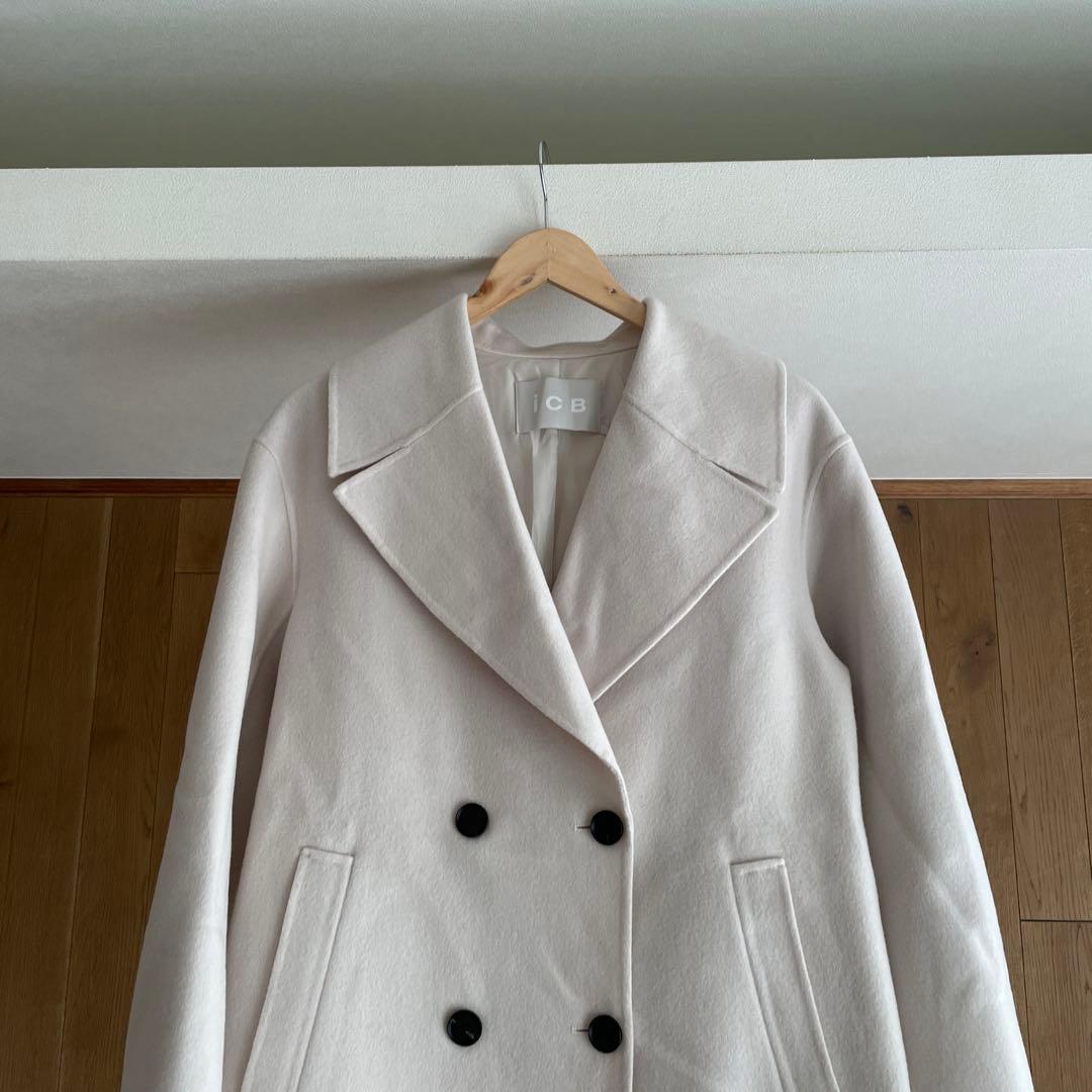 ICB アイシービー　ウールリバー Pコート