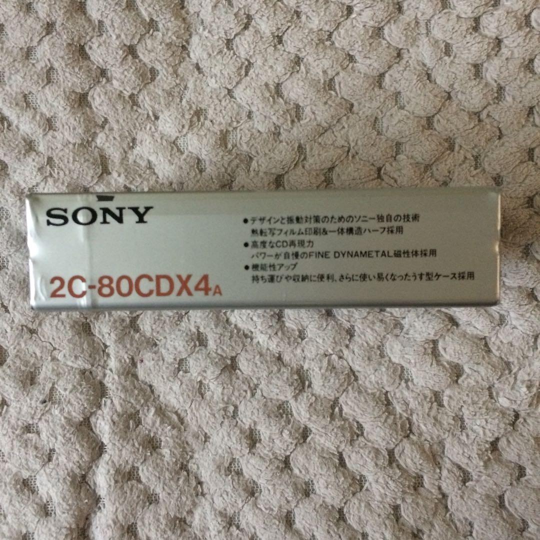 2本パック【日本製メタル】SONY 2C-80CDX4A カセットテープ