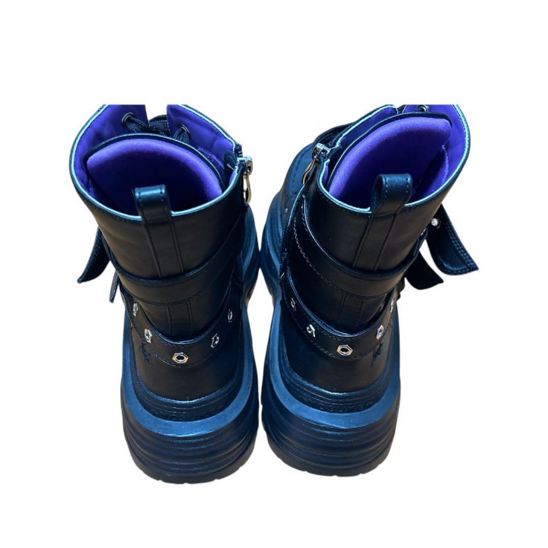 ヨースケ YOSUKE 厚底ブーツ ソール高さ8cm パンク 地雷系 Y2K