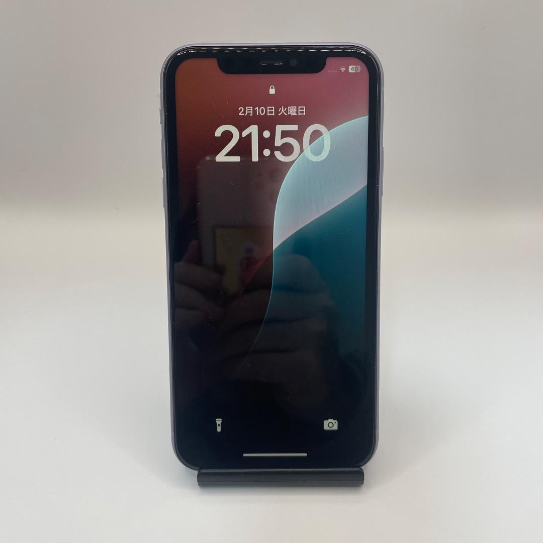 美品✨iPhone11 64GBパープル　バッテリー新品100％