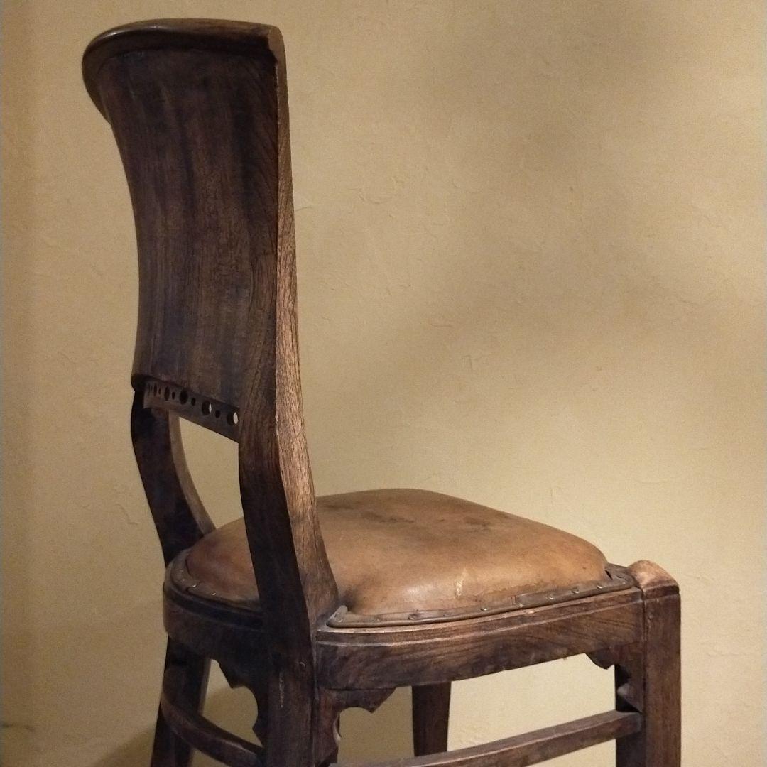 イス　椅子　レザー　ダイニングチェア　ロイズアンティーク　halo プリミティブ