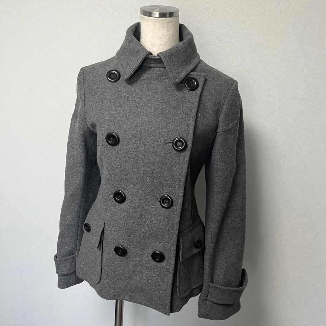 ダークコア ピーコート ウールコート 韓国 海外ガール ゴシック y2k 平成