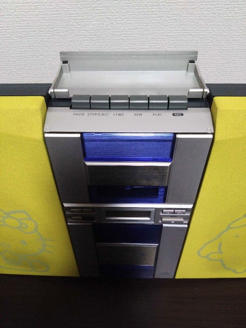 【希少】99年製 フラットCDコンポ ハローキティ ポムポムプリン サンリオ