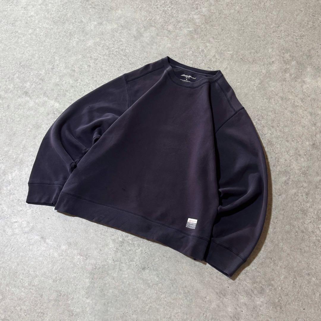 00s エディーバウアー スウェット トレーナー クルーネック フェード L