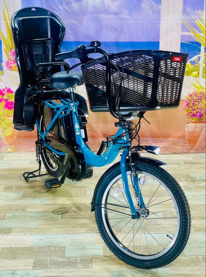 ヤマハパスキス2019⭐️12AH人気モデル！子供乗せ電動アシスト自転車Y3291