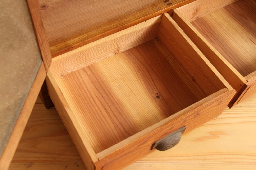 ガラス棚　食器棚　収納棚　本棚　木製　古道具　古家具　ビンテージ　アンティーク