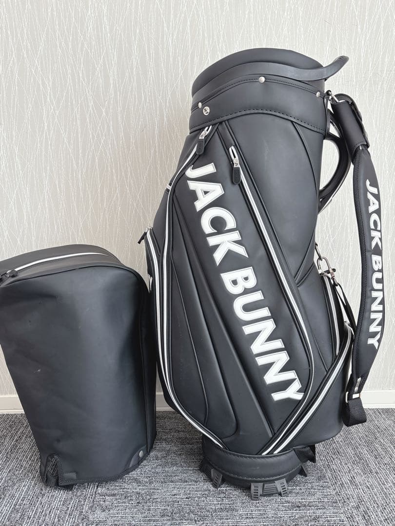 美品❗️JACK BUNNY/ジャックバニー 9型 合成革製キャディバッグ 希少