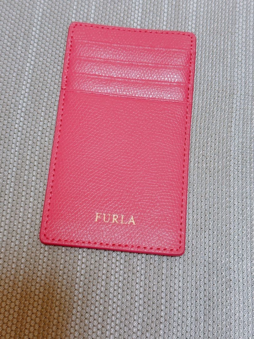 FURLA ピンク レザー ショルダーバッグ クロスボディ