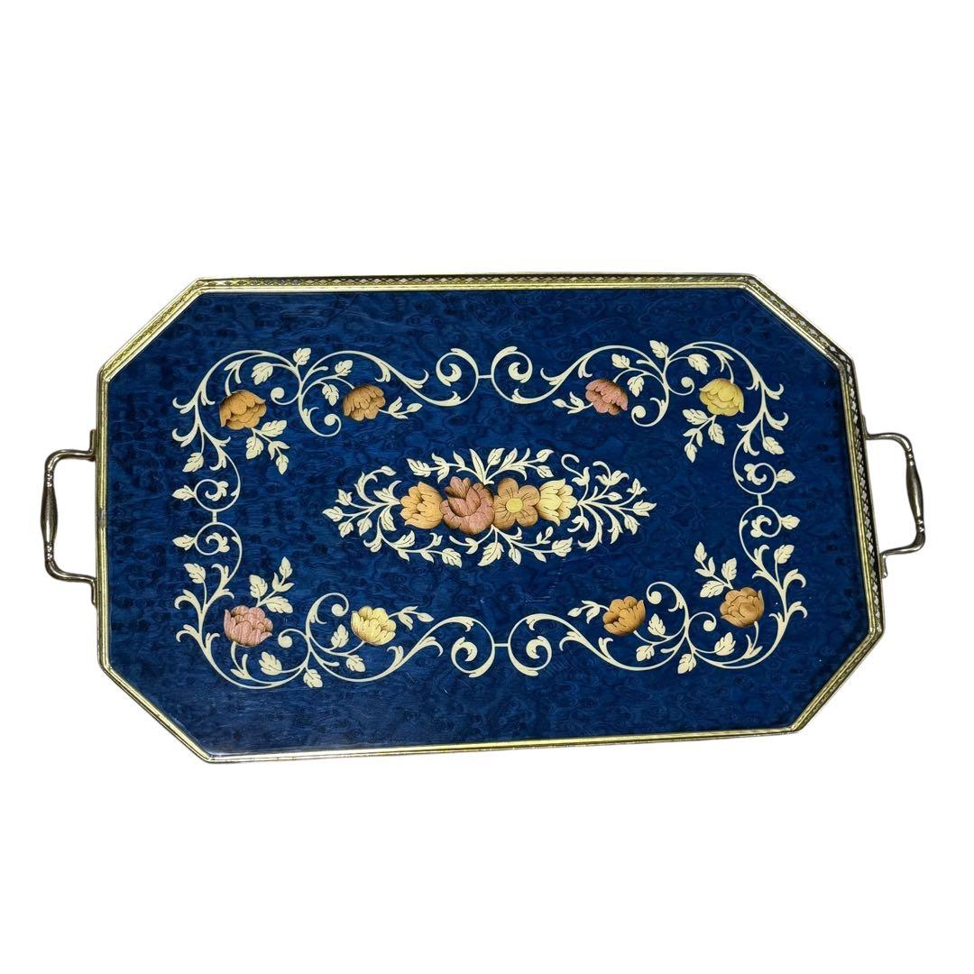 イタリア製 アンティーク 配膳ワゴン キッチンワゴン バタフライ式 ワインラック