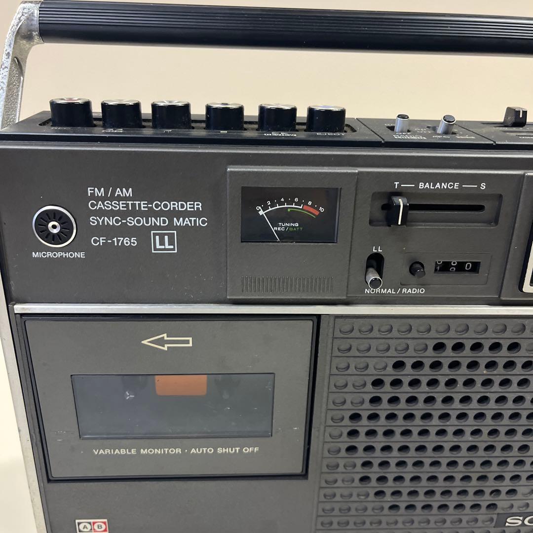 SONY／ソニー／ラジカセ／CF-1765 昭和レトロ