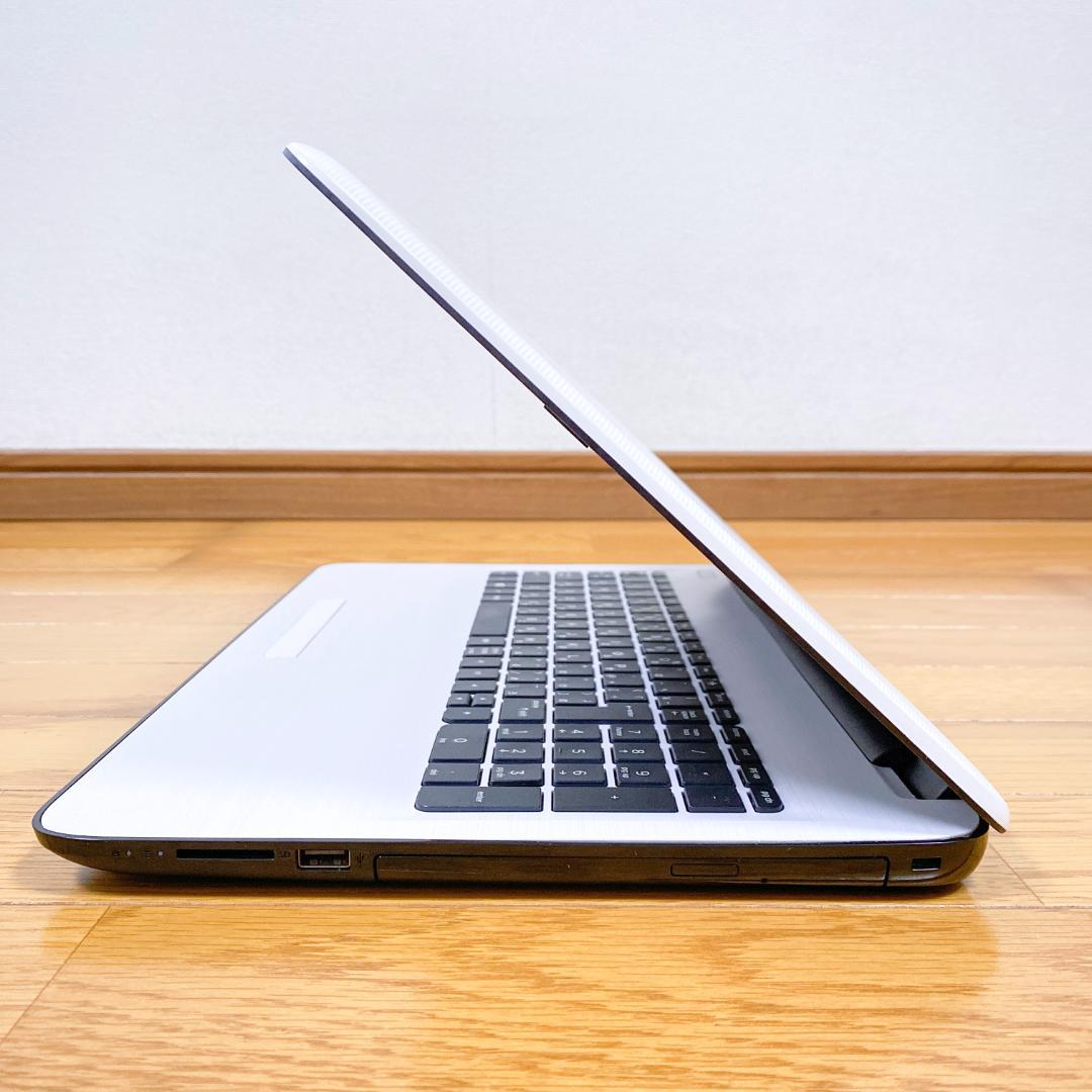 美品✨SSD256GB HPノートパソコン Webカメラ DVD視聴 Win11