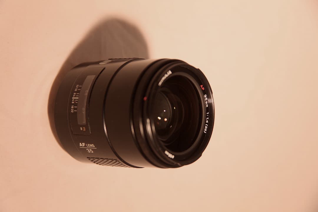 美品 希少銘品MINOLTA AF 35mm F1.4 （22） 初期型ミノルタ