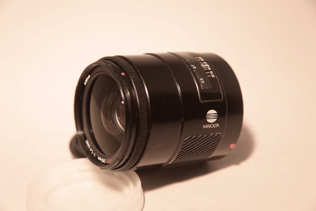 美品 希少銘品MINOLTA AF 35mm F1.4 （22） 初期型ミノルタ
