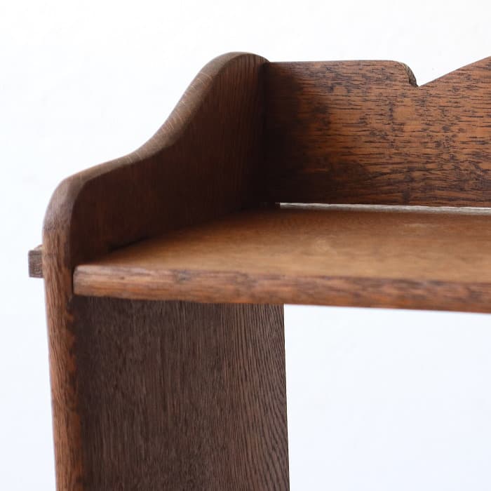 アンティーク 楔本棚 書棚 ナラ 無垢材 オープン棚 古家具