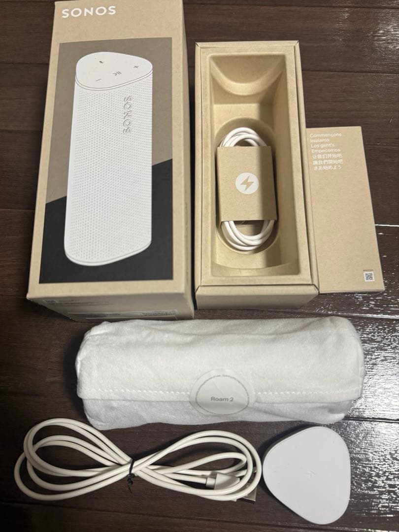 Sonos Roam 2 ホワイト ポータブルスピーカー