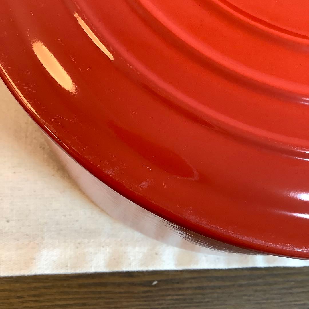 【美品】ルクルーゼ　ココットロンド　24cm