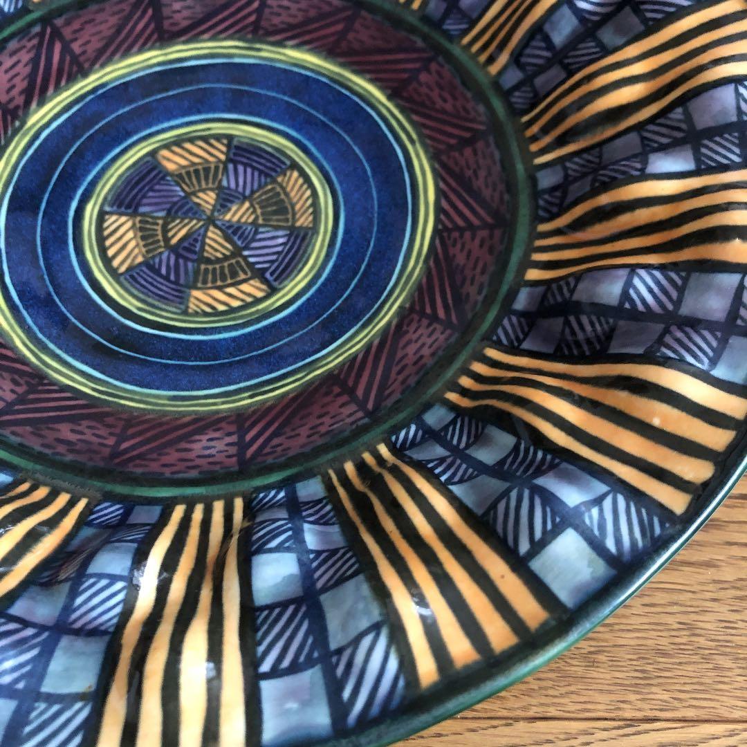 e Bowes 大皿　USA アーティスト　スミソニアン美術館