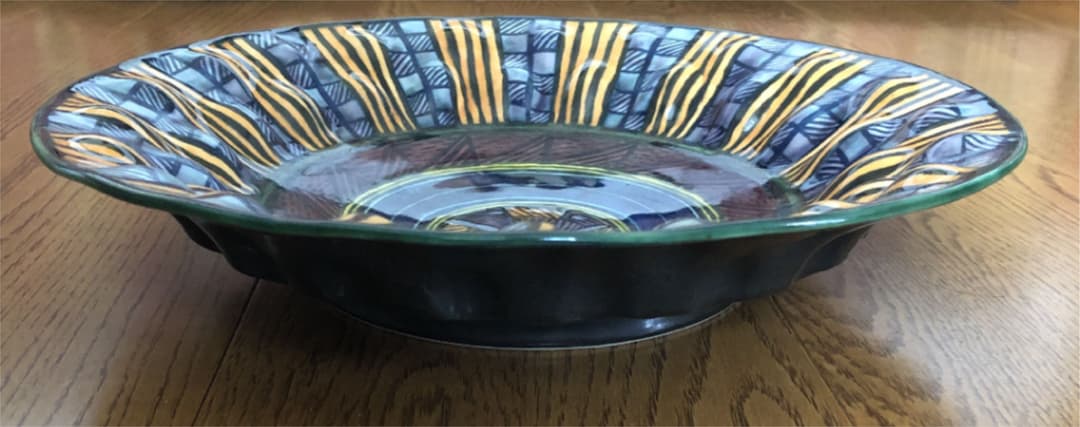 e Bowes 大皿　USA アーティスト　スミソニアン美術館