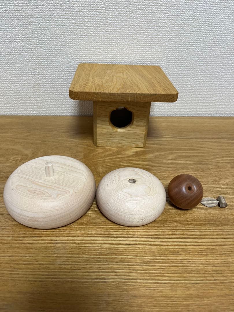 鏡餅　木製　メープル