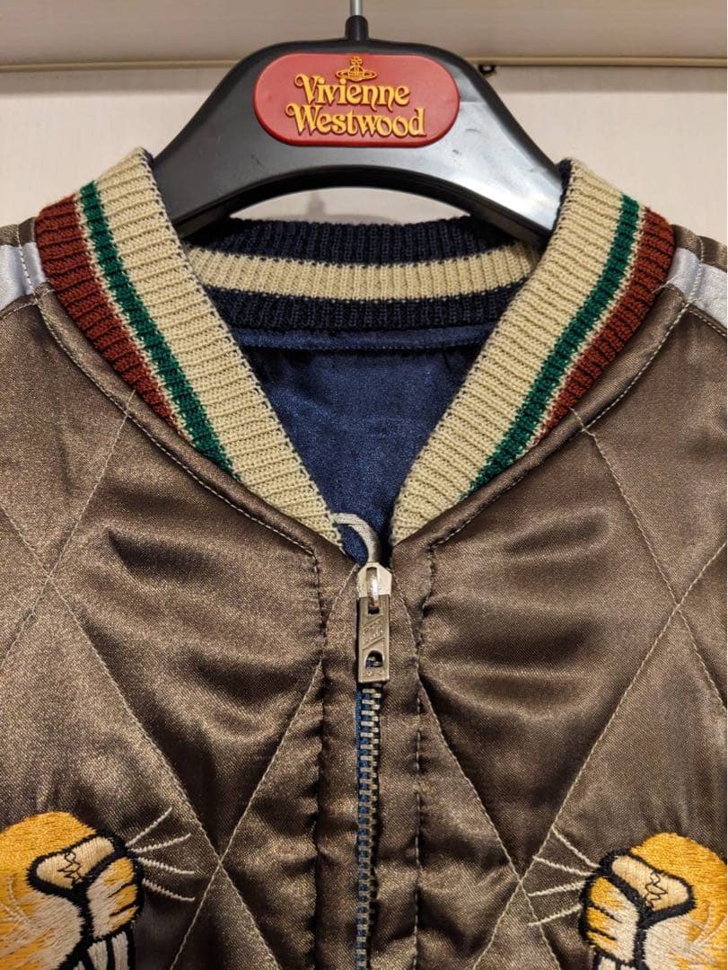 【期間限定SALE!!!!】BEAMS BOY 刺繍リバーシブルスカジャン