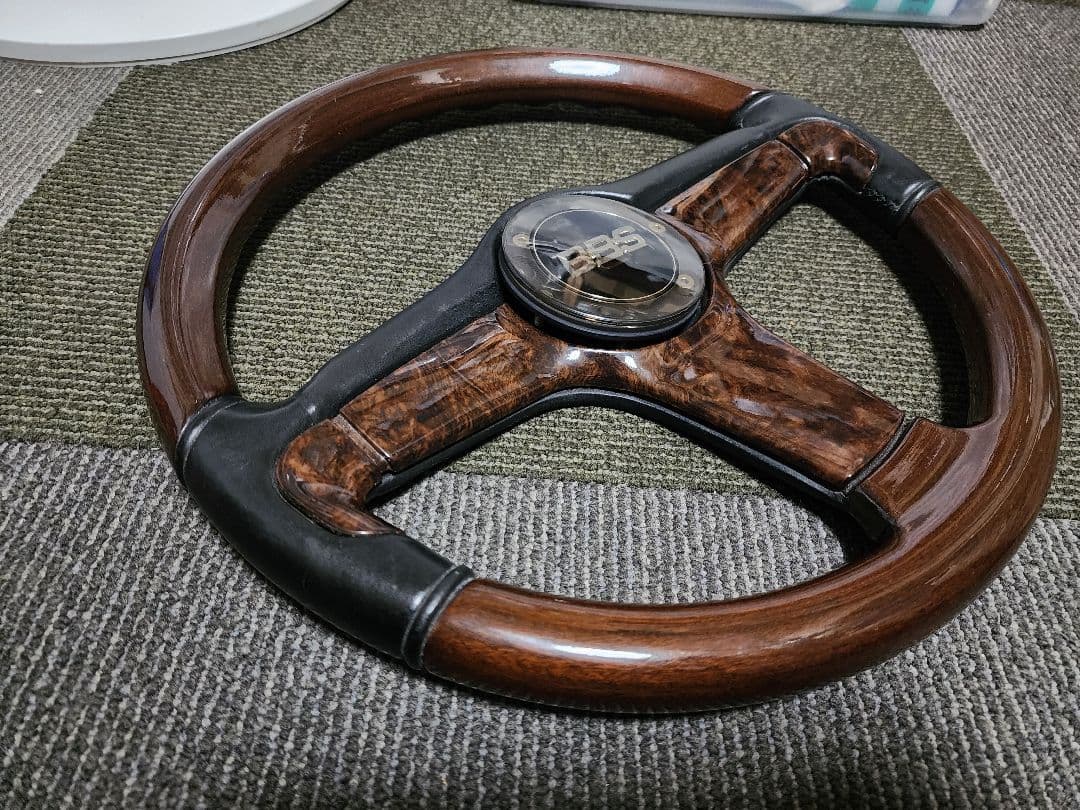 BBS ステアリングホイール ウッドレザー