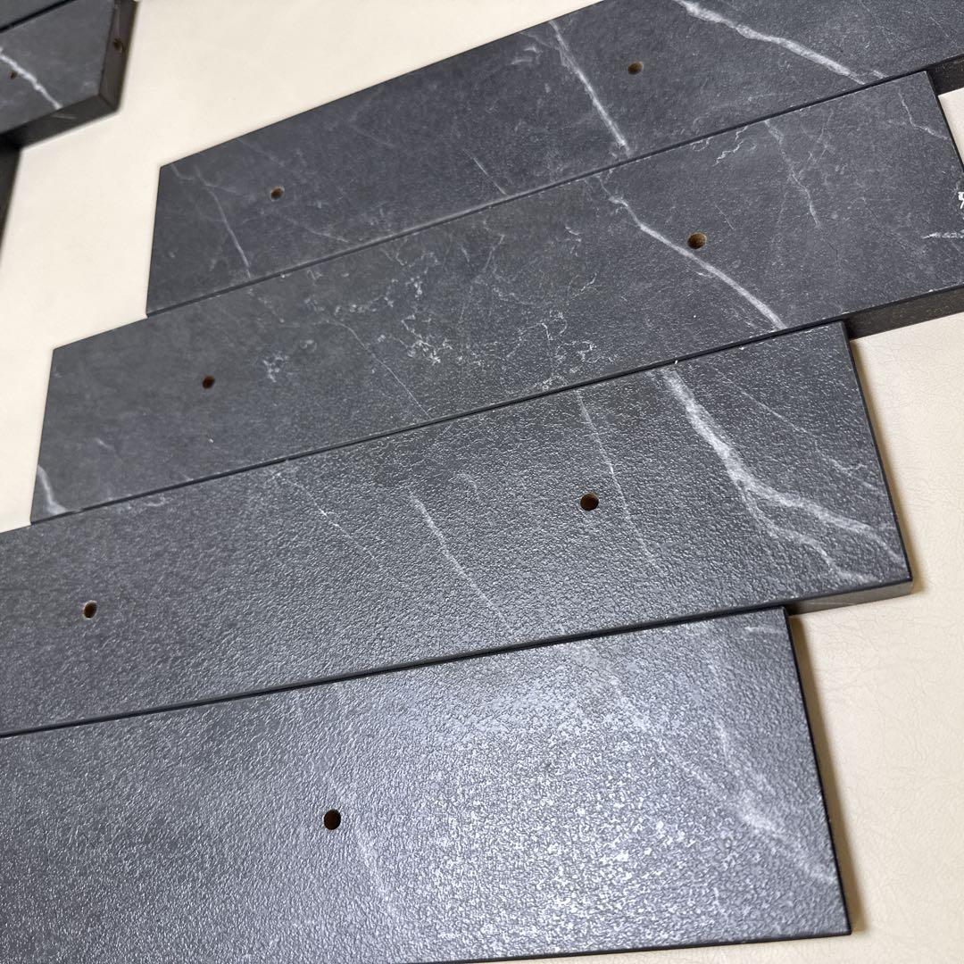 靴棚　靴掛け　ブラック　大理石調　オシャレ