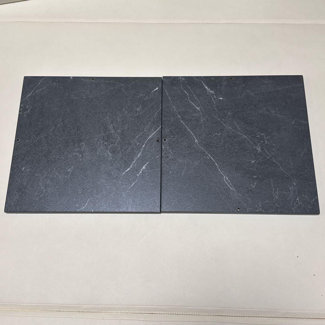 靴棚　靴掛け　ブラック　大理石調　オシャレ