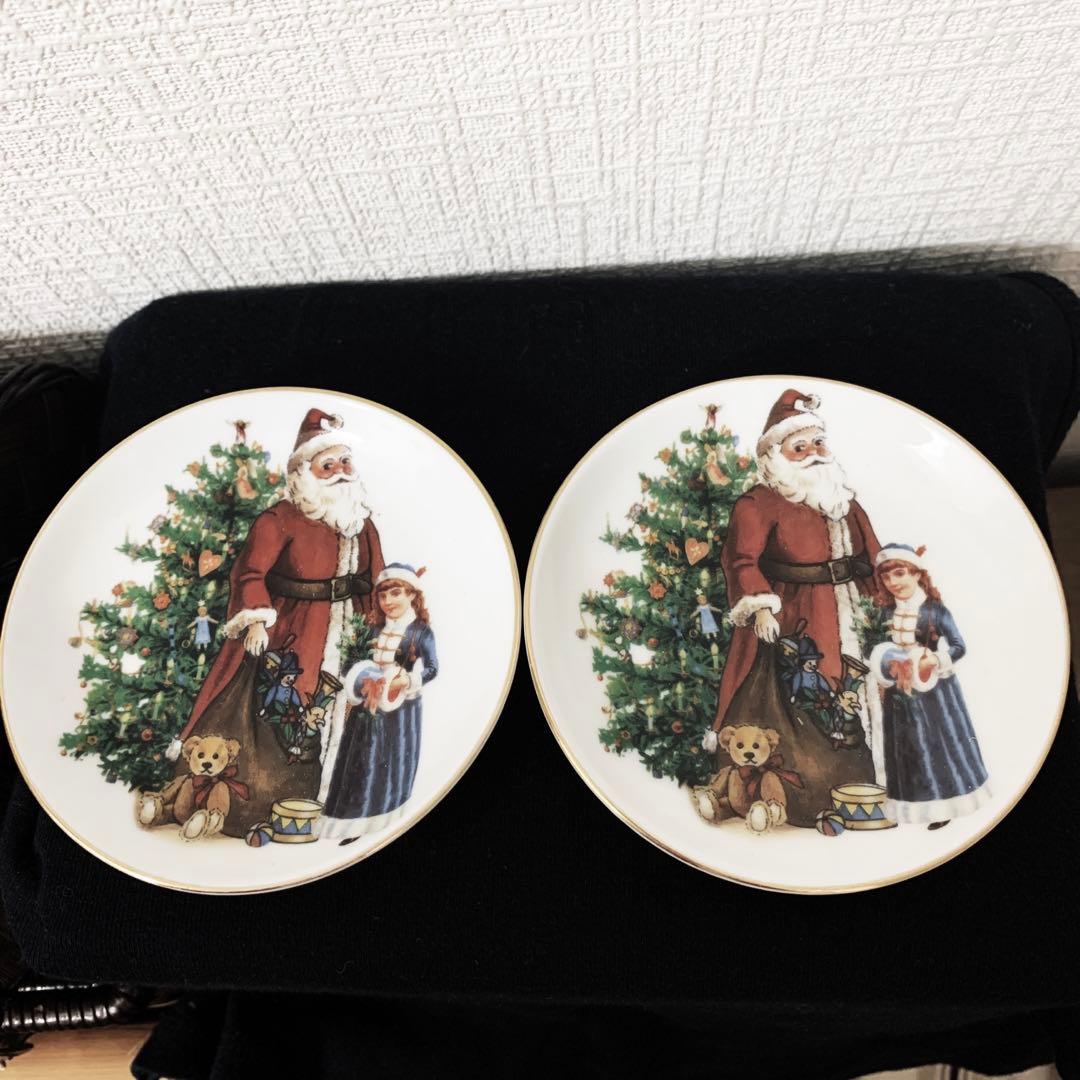 ロイターポーセリン　ヴィンテージ食器セット　置物　クリスマス雑貨