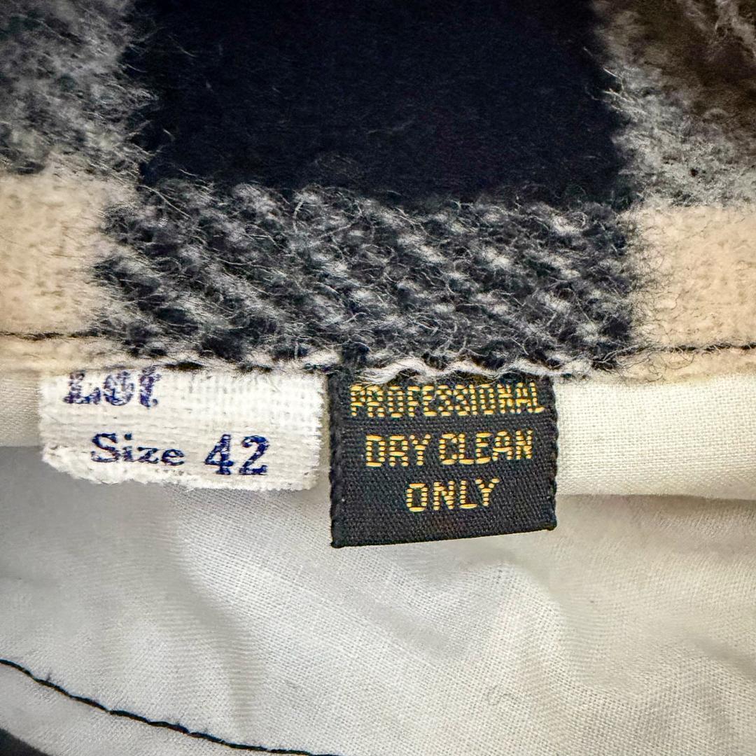 60s-70s TALON リバーシブル ウール×ナイロン ジャケット 42