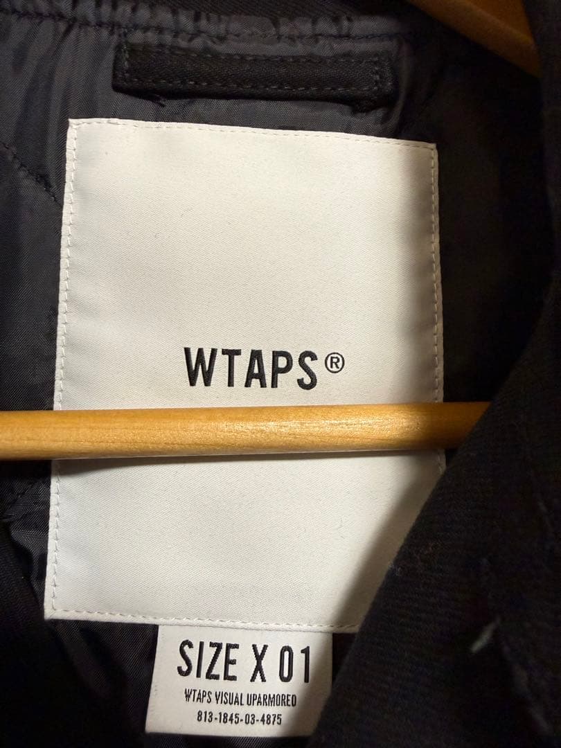 【美品】WTAPS　242WVDT-JKM03SMOCK ブラック　Sサイズ