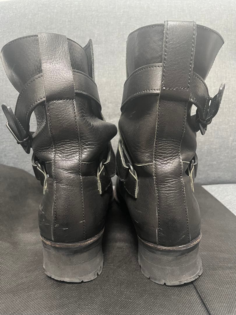 靴 kiryuyrik COW HIDE LONG JODHPUR BOOTS