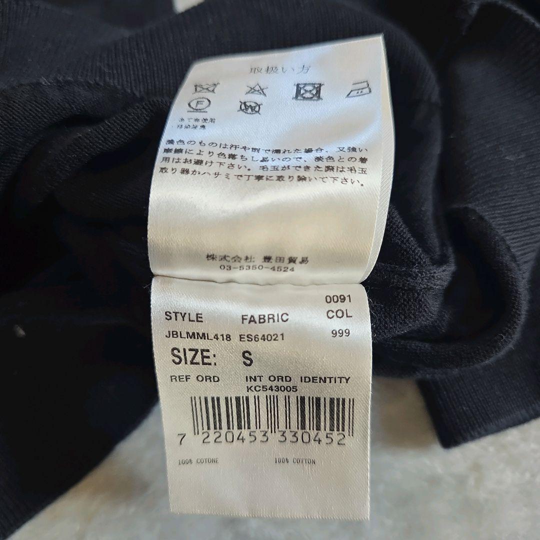 ラルディーニ コットンクレープ モックネックニット 25SS ブラック