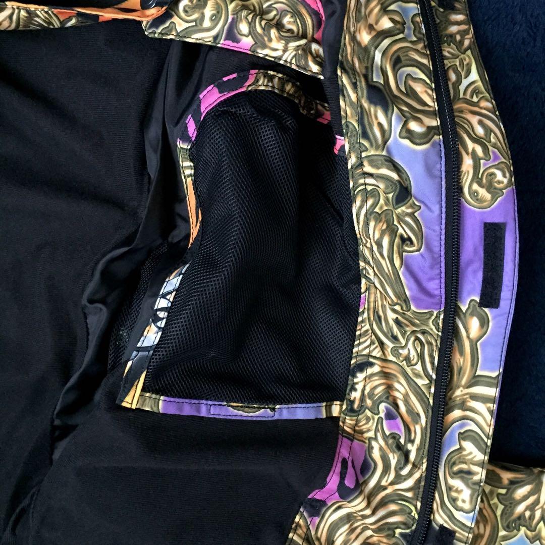 ★定価3.4万★高機能♪女性 M ハイブランド風 鎖柄 スノーボードウェア