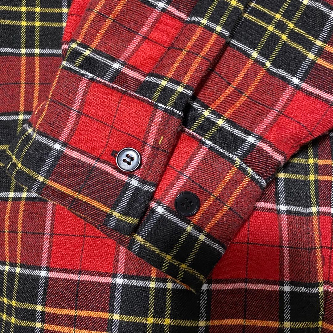 ジャケット・アウター Protocol Index FUR FLANNEL JACKET RED
