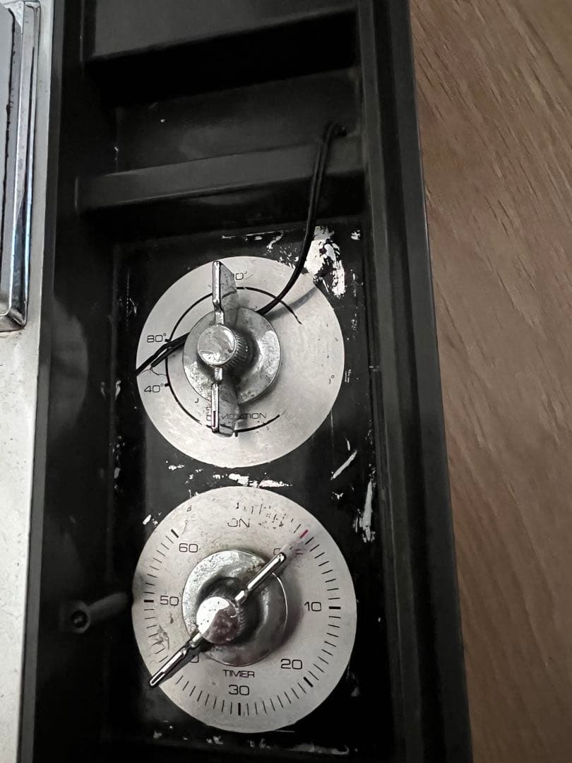 アンティーク扇風機スイッチ光る昭和レトログリーン扇風機コード修理品撮影用品動作可