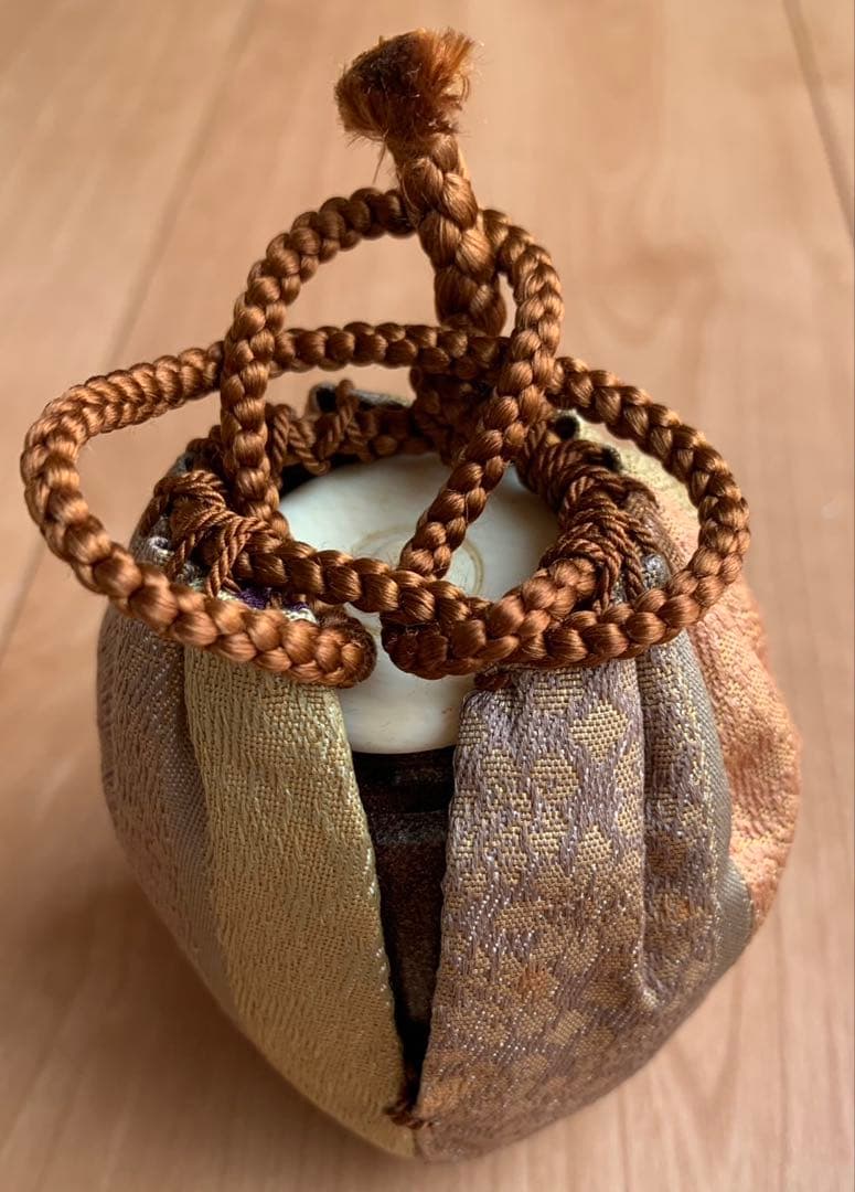 【新品】中興名物　富士山肩衛茶入　 　　小葵間道　笹田有祥作