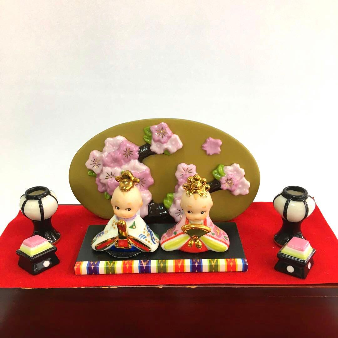 ローズオニールキューピー　お雛様 加藤工芸　　三段雛飾り