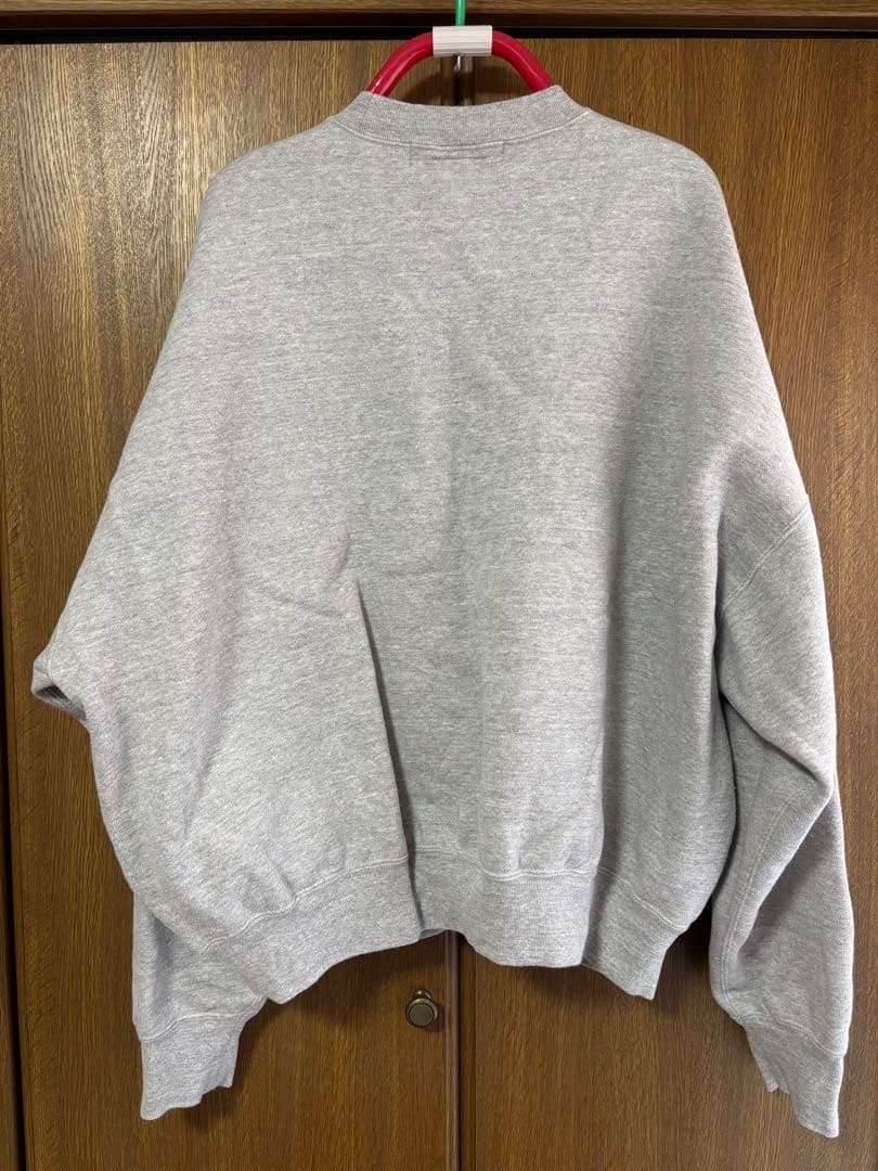 SHISHIKUI Brushed Crew グレー Mサイズ