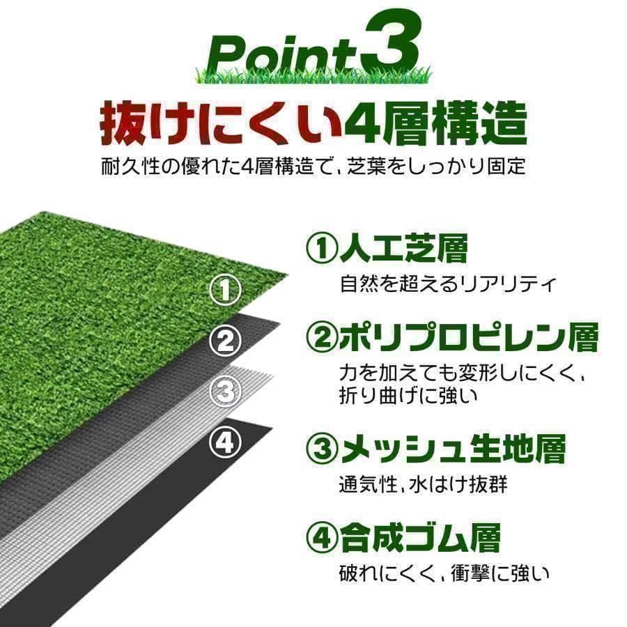 人工芝 ロール 1m×10m 芝丈35mm R2115屋外 5個セット