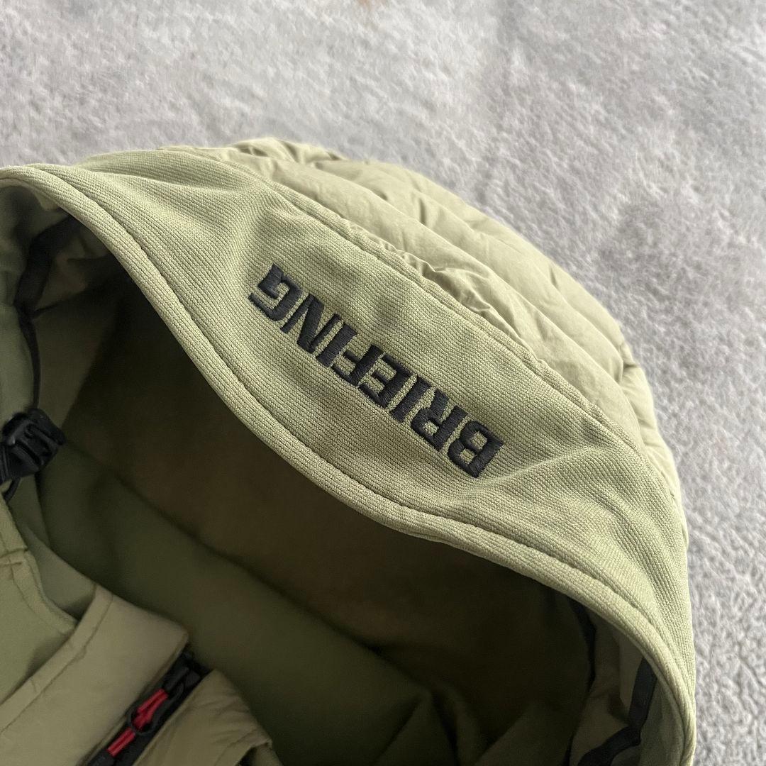 BRIEFING ブリーフィング　ダウンジャケット　中綿　メンズ　ゴルフ　カーキ