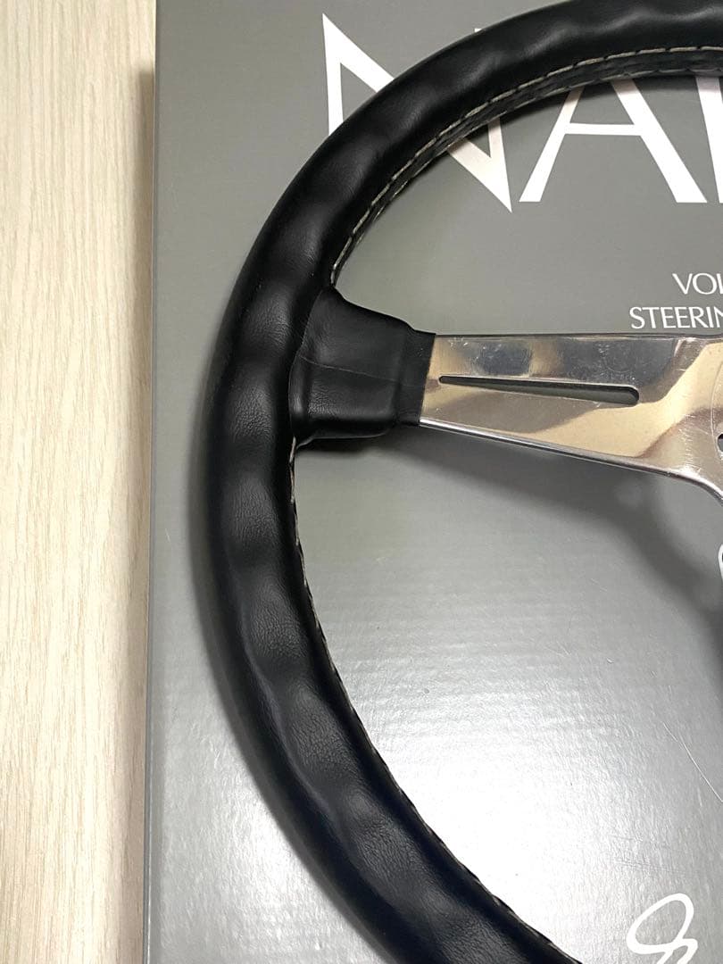 希少【NARDI】FET レザーステアリング　36Φ 【ナルディ】