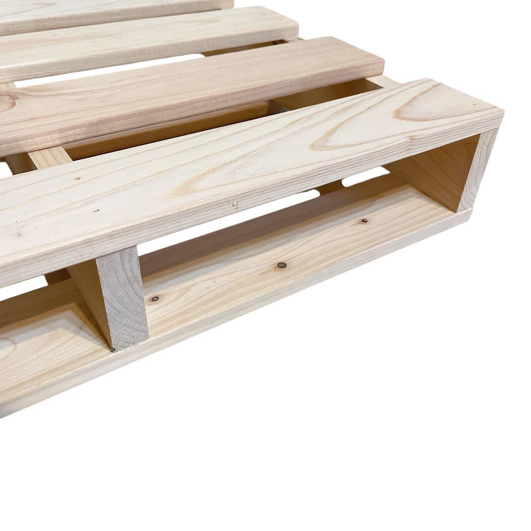 天然木すのこ　8枚セット　パレット　48.5cm シングルベッド　厚さ8cm