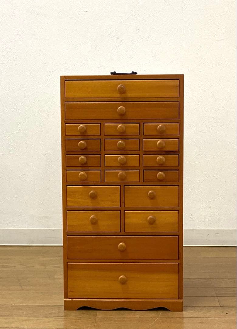 薬箪笥 小引き出し 小箪笥 小物入れ 木製 収納 インテリア 20杯