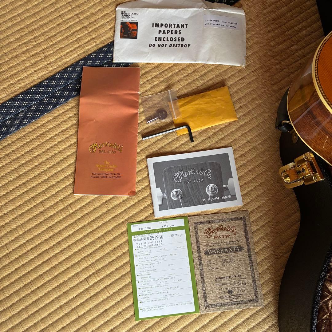 マーティン00028-EC Vintageエリッククラプトンモデル、ケース付