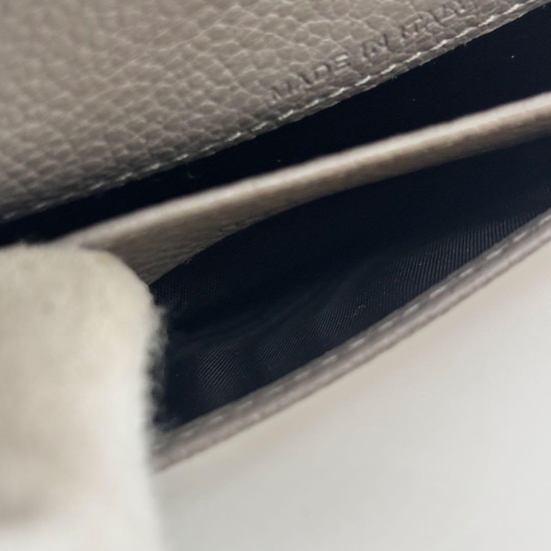 【極美品】サンローラン 名刺入れ カードケース グレー